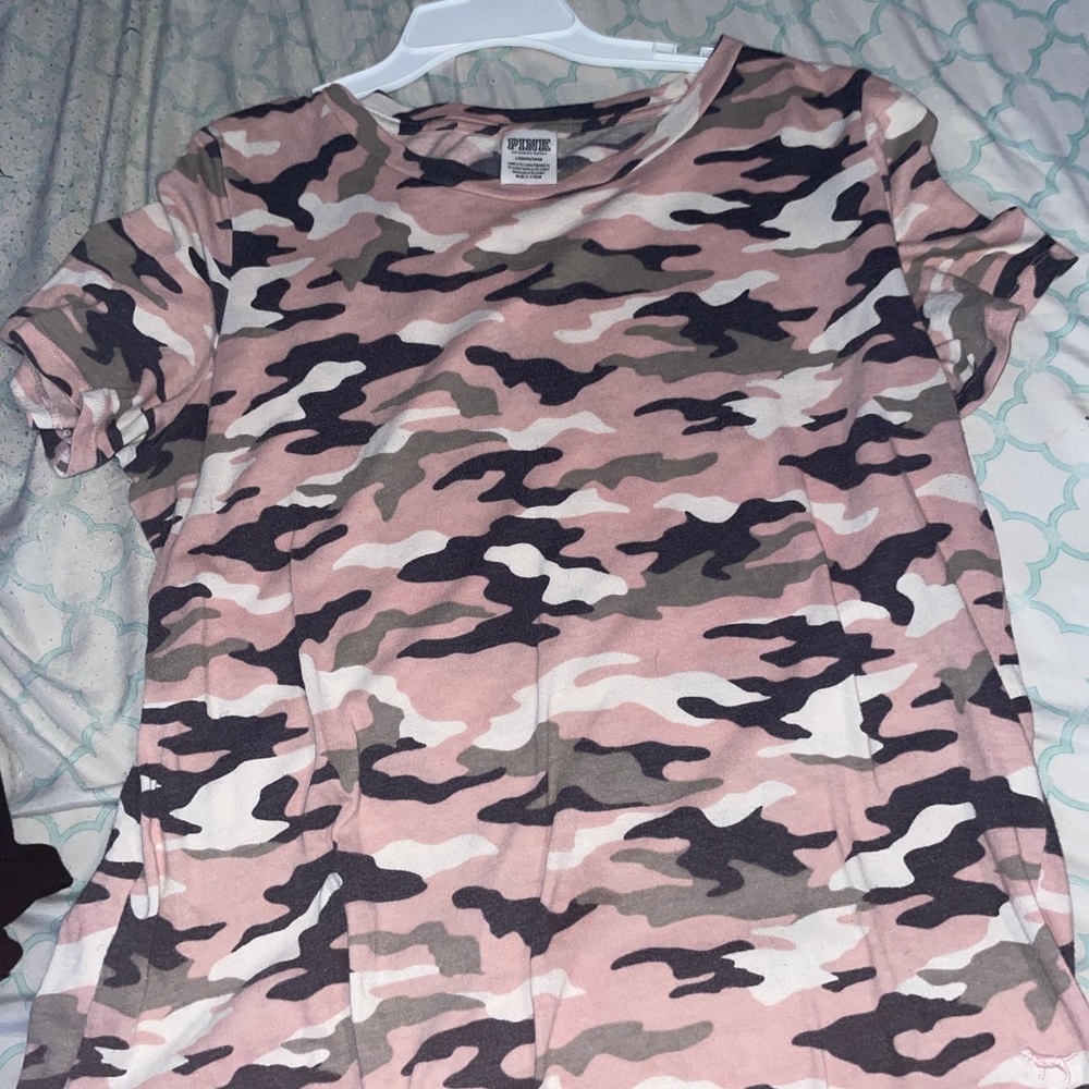 Pink camp shirt